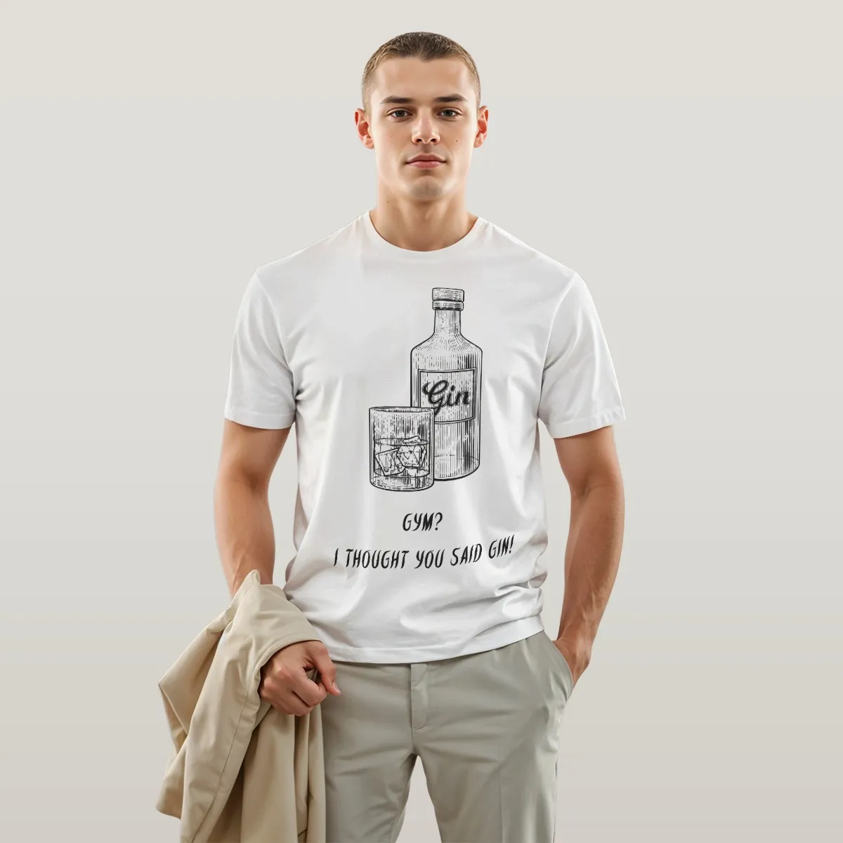 T-SHIRT - "Gym? I Thought You Said Gin"