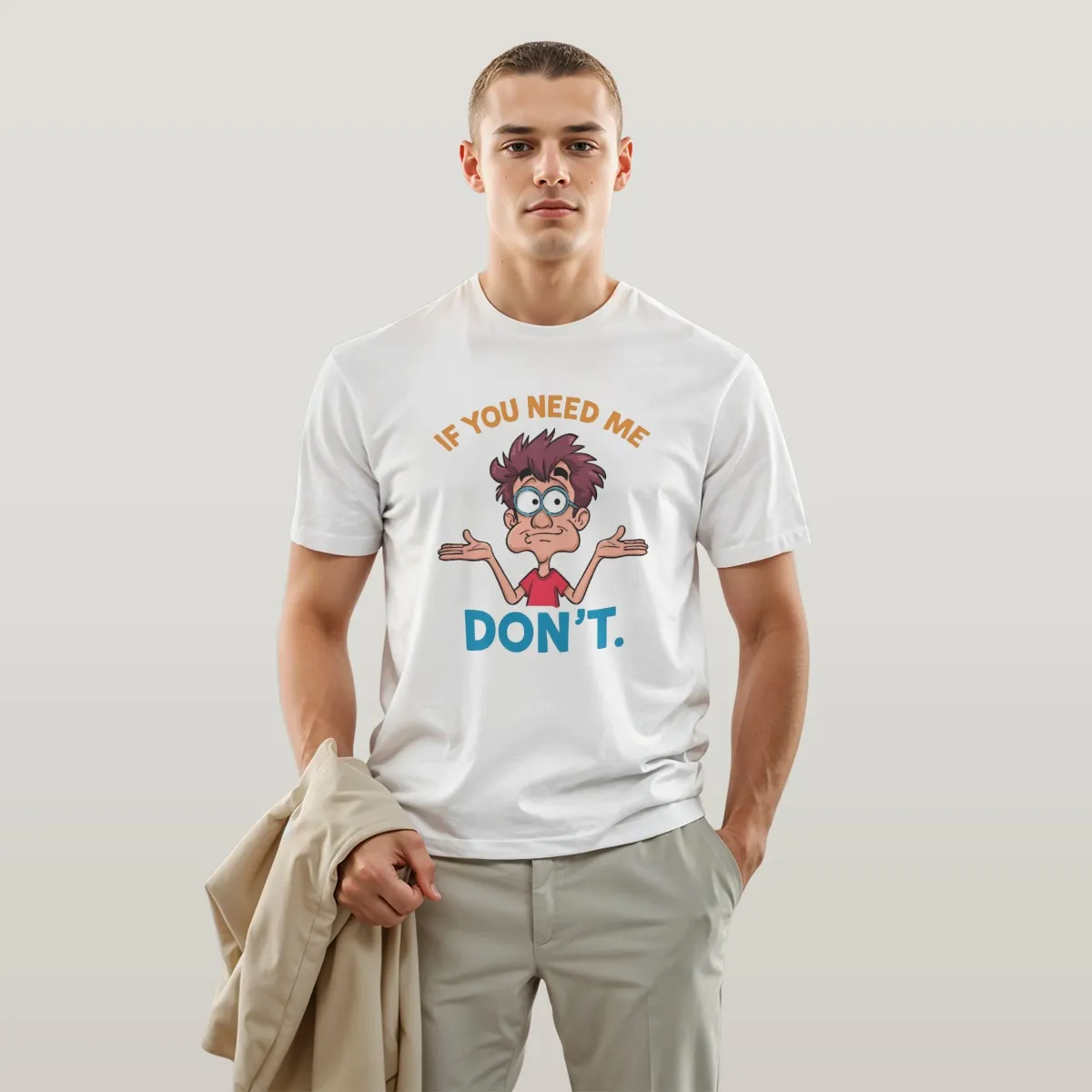T-SHIRT - "If You Need Me, Don't."