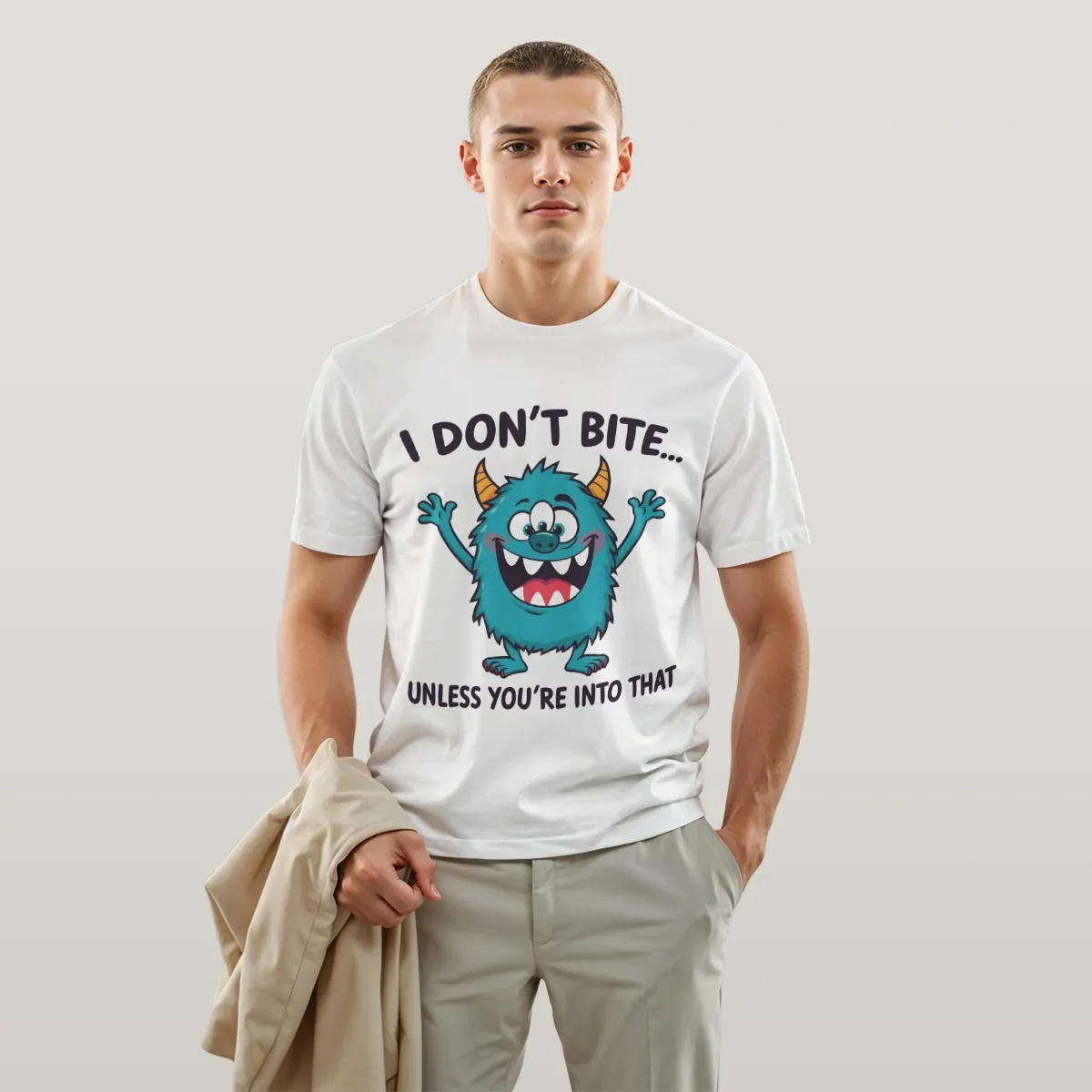 T-SHIRT - "I Don't Bite... Unless You're Into That"